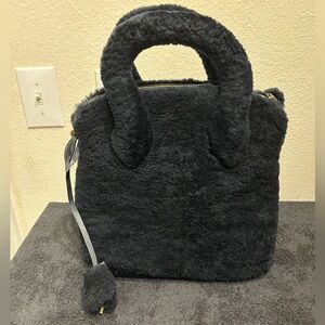 Pre own Louis Vuitton Impossible Runway Faux-Shearling Tote Bag with Top Handles